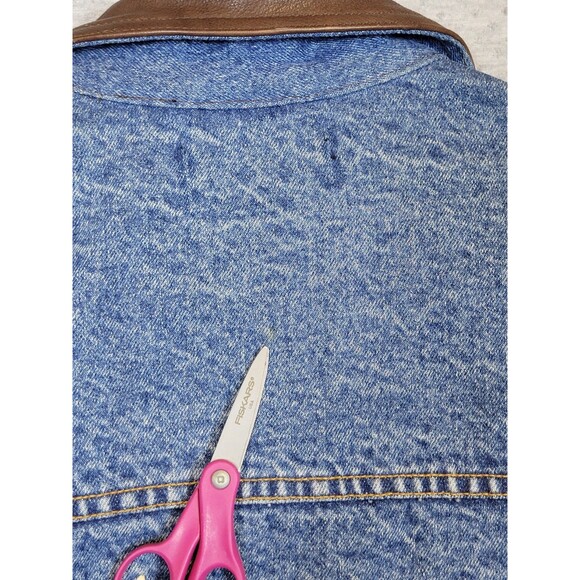 VTG 90s Warner Bros. Studio Outlaw Taz Denim Jean Jacket Unisex Small / Large - Picture 16 of 16